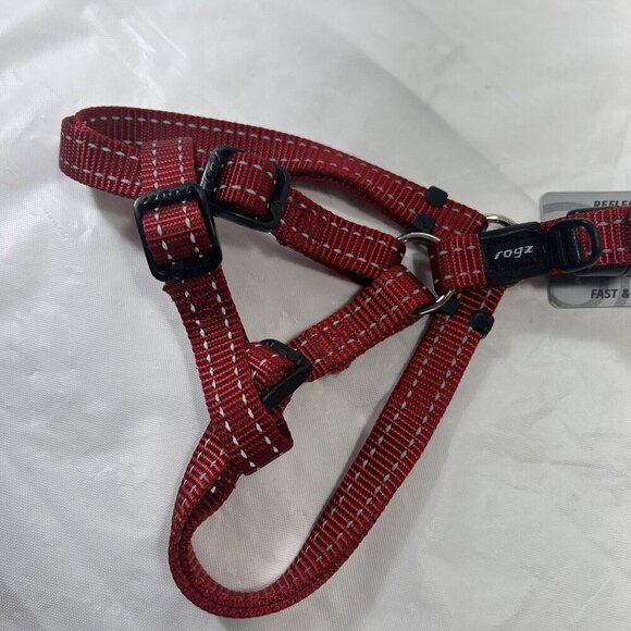 Rogz Red Reflective Step In Harness Fast Easy Fit Size Medium C1 - Picture 2 of 6